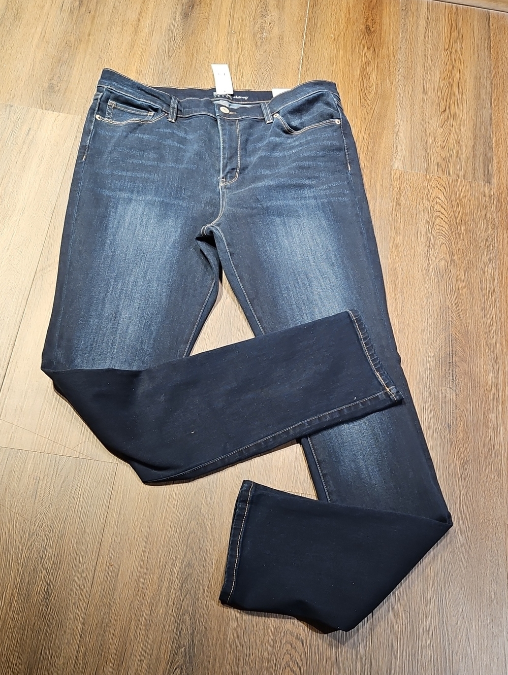 New York & Company Dark Blue Women's Skinny Jeans, Sz 14 Tall, MWT